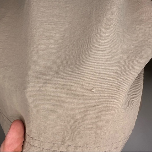 Lands' End Men's Khaki Swim Trunks Size M 32–34 Board Shorts - Picture 3 of 5